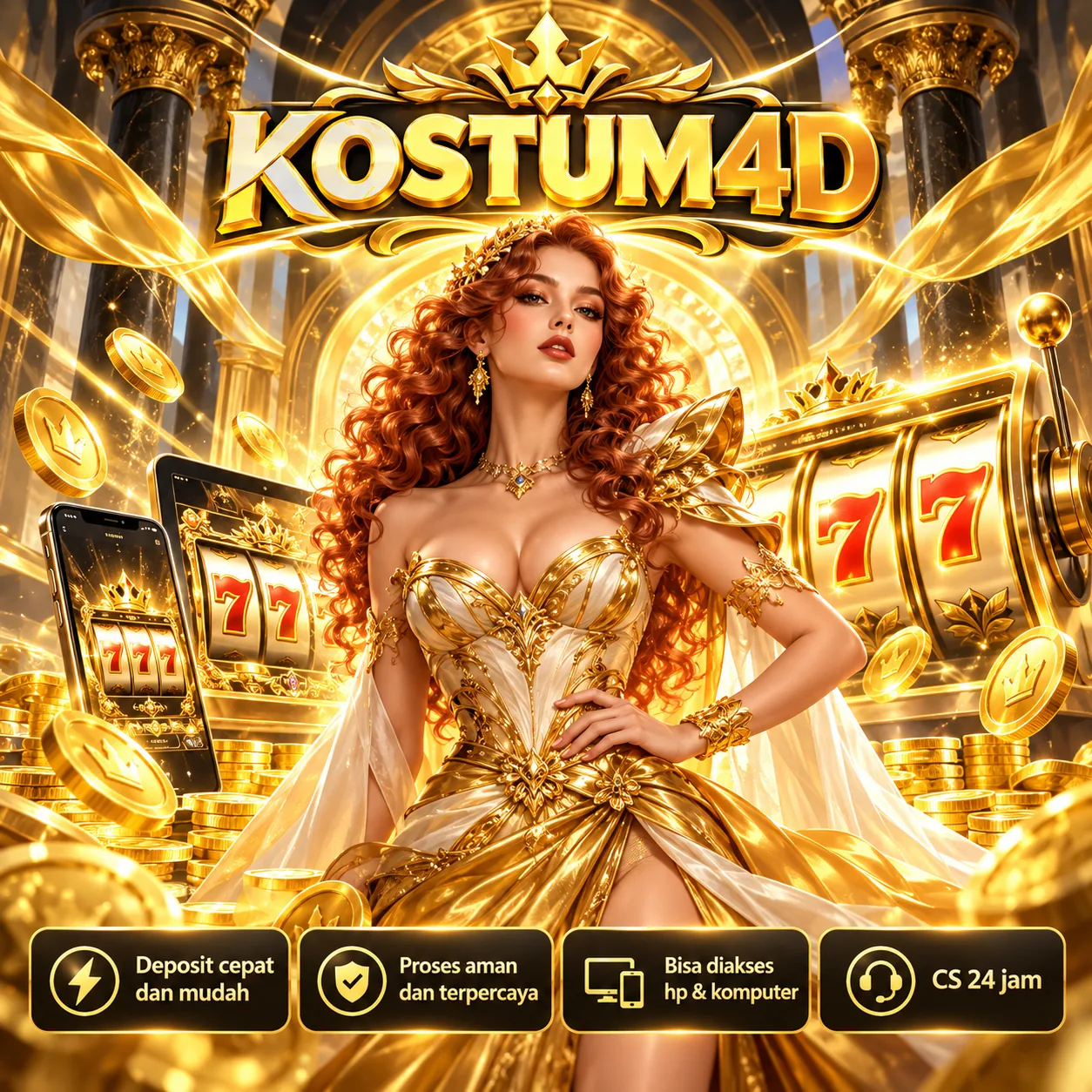 Ilustrasi resmi KOSTUM4D — Ruang Jelajah